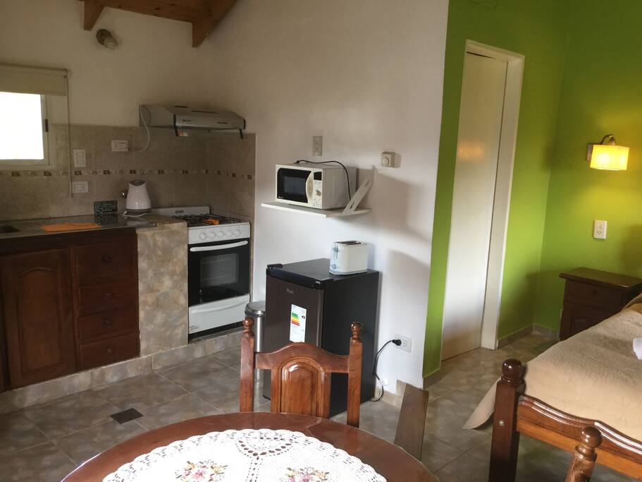Cabaña en monoambiente