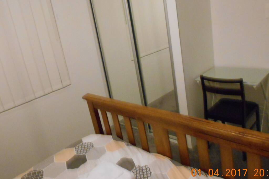 Laptop desk and Wardrobe