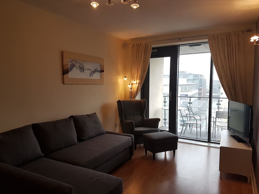 Living Room & Balcony
