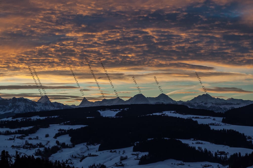 Panorama mit Anschrift