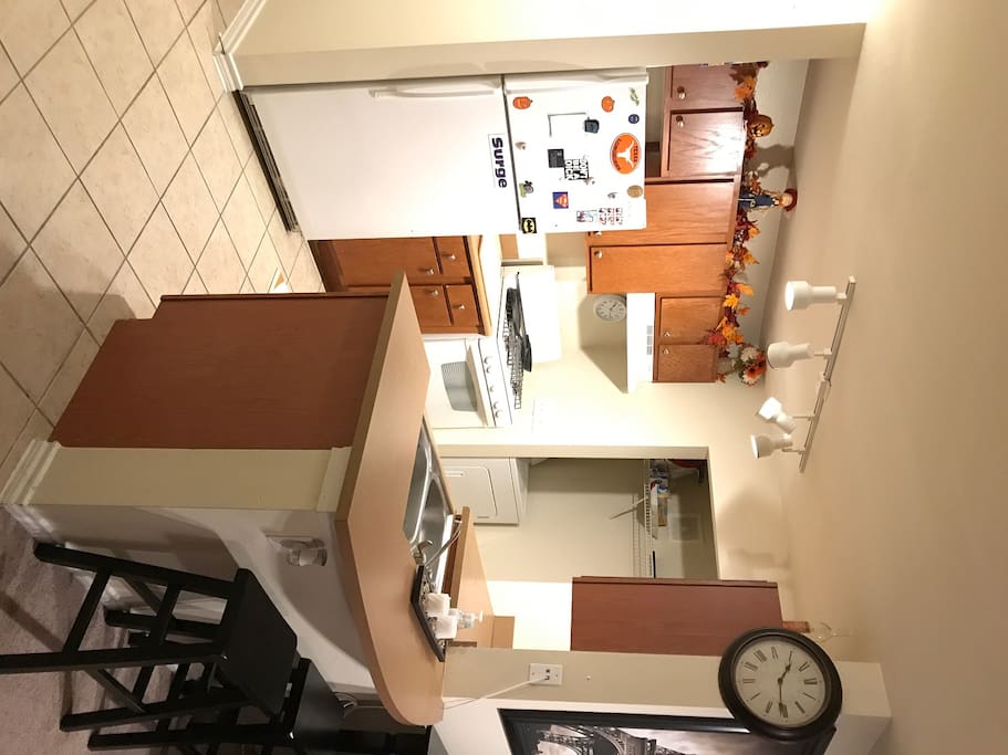 Full Kitchen/ Laundry Room