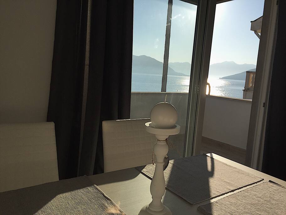 Dinning area morning view