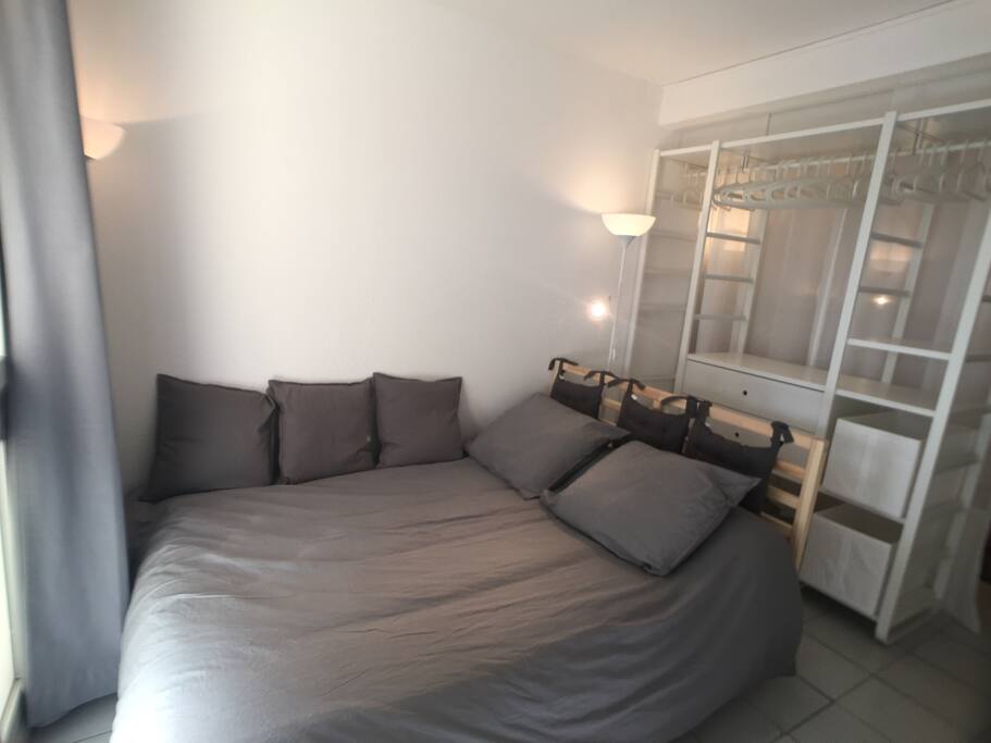 Vue chambre et dressing