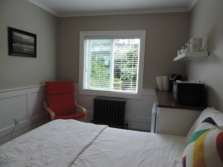 Bright room with a comfy chair