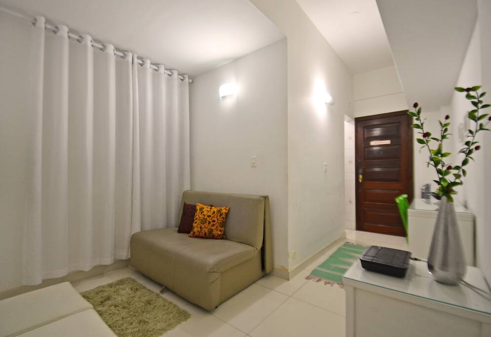 Sala confortável e aconchegante