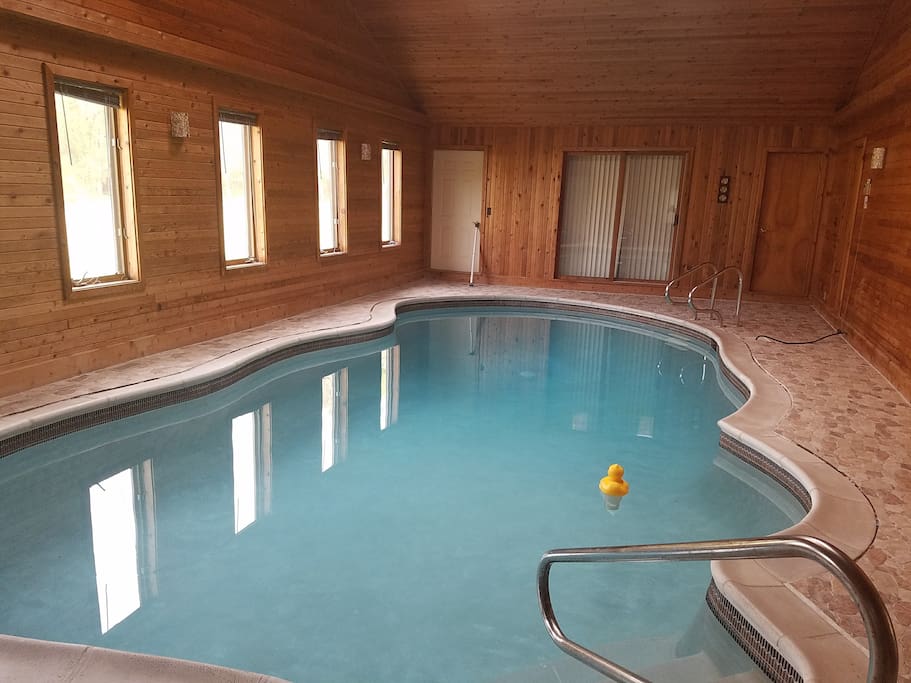 Pool 7' deep, 30ft x 15ft