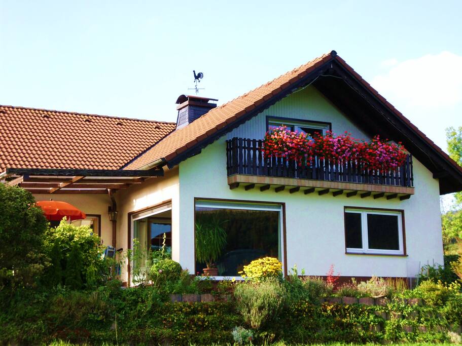 Unser Feriendomicil in Ortsrandlage