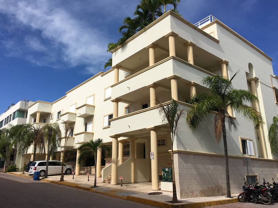 Gated access penthouse condo is only steps from the glorious Caribbean Sea.