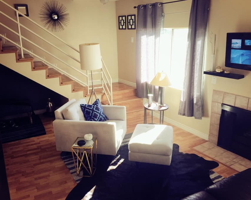 Spacious living room.