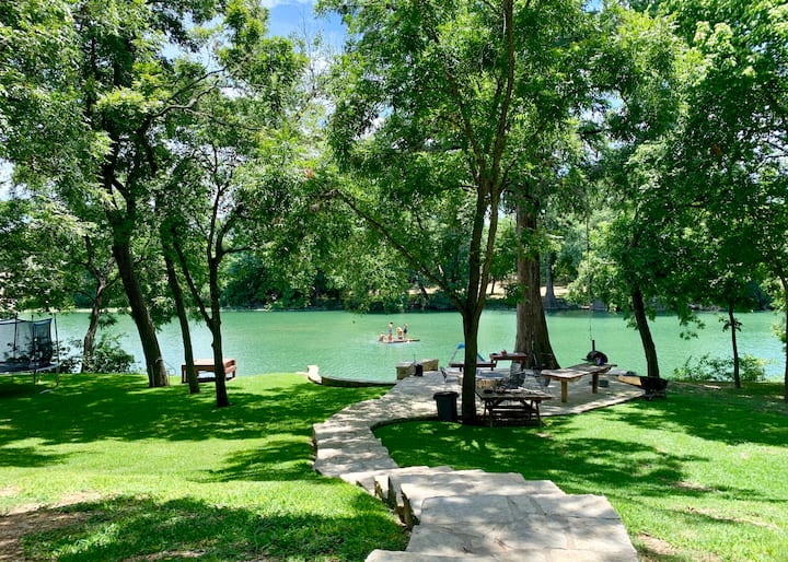 Guadalupe RiverFront 4BR/3BA Hs, Texas Hill Cntry