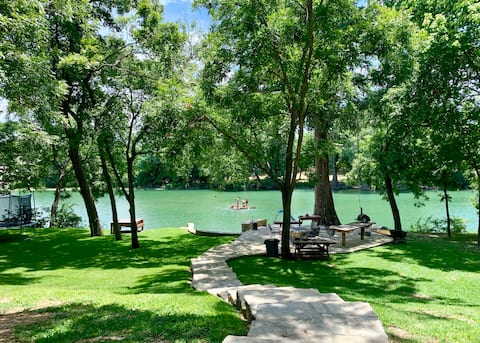 Guadalupe RiverFront 4BR/3BA Hs, Texas Hill Cntry