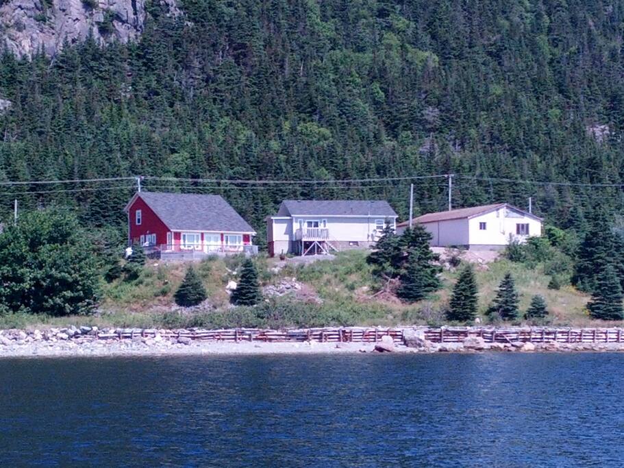 View of the house from the harbour