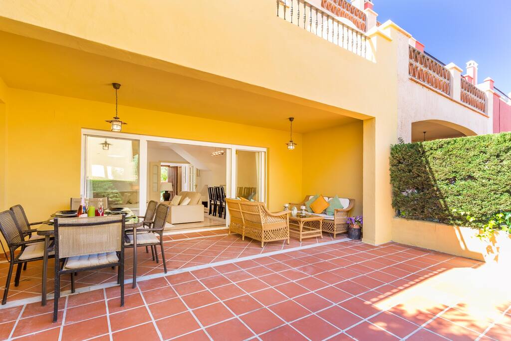 Large terrace