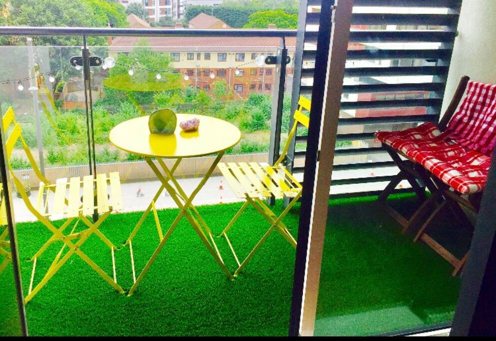 Small garden terrace