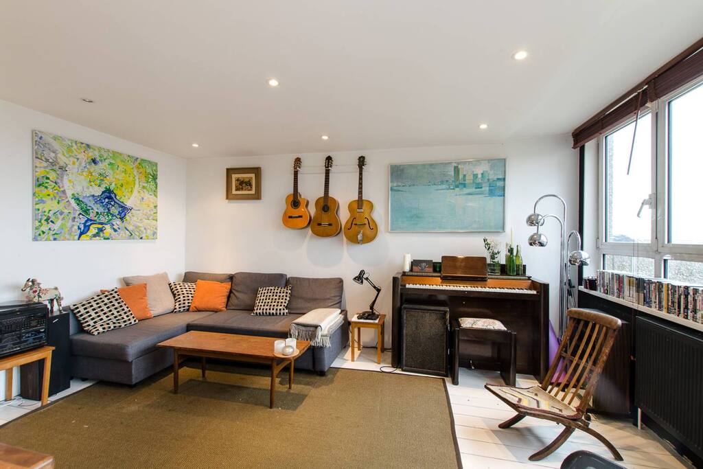 Living room from the kitchen