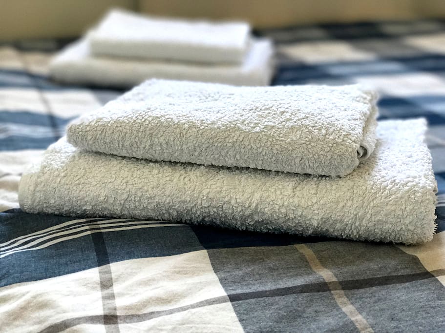 Towels provided