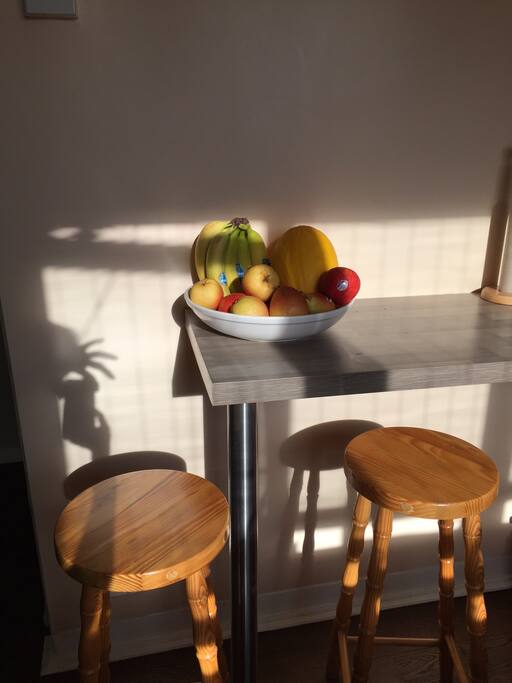 The breakfast bar