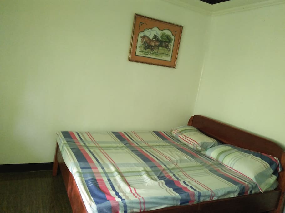 Spacious bedroom with king sized bed