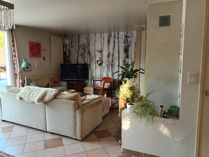 Maison Calme, Terrasse, Repos Sous Les Arbres. - Dole