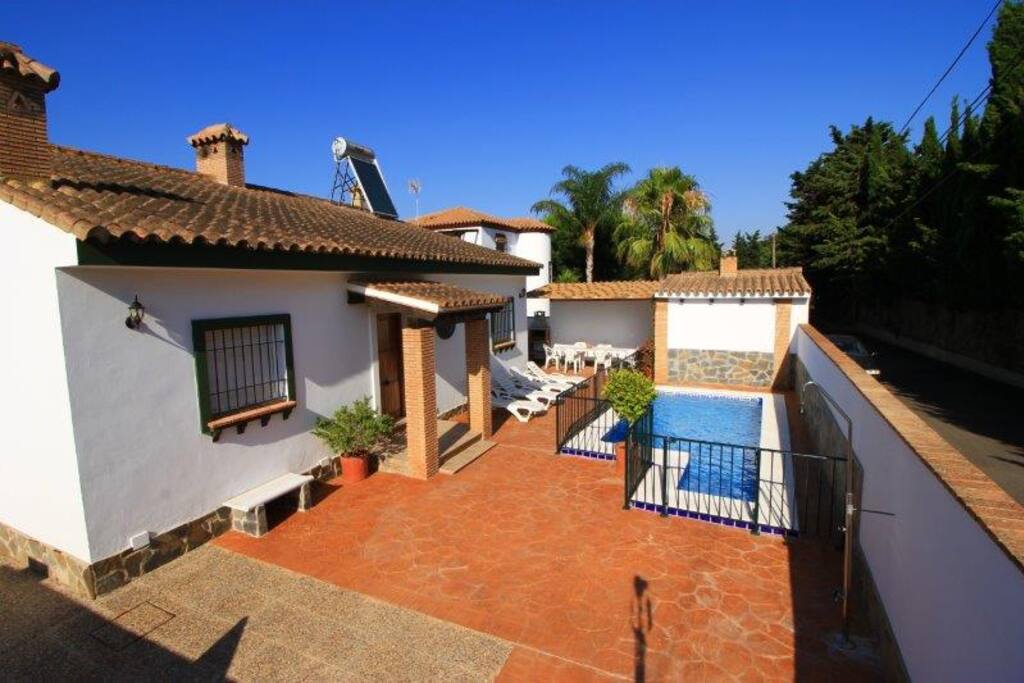 zona de la piscina
