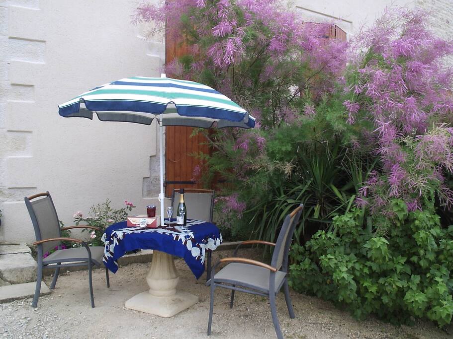 Devant le gîte