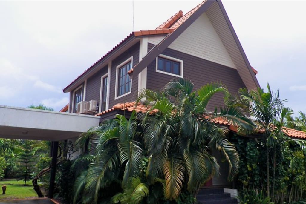 Front of Villa