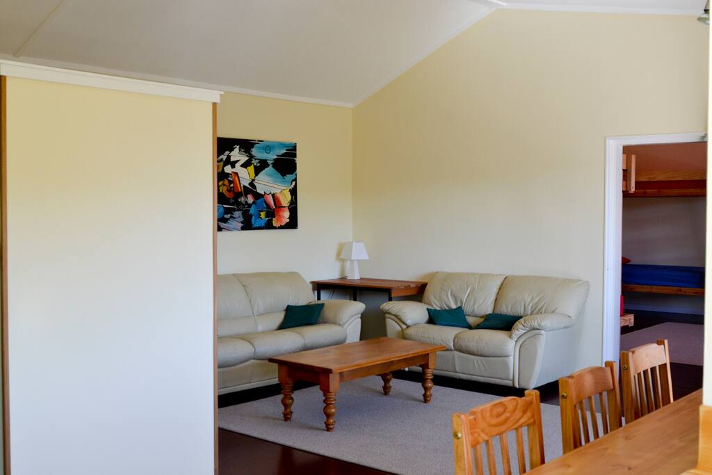 Lounge with access to bunk room