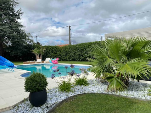 Large villa with pool and hot tub