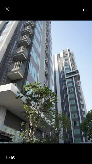 The unit on level 11 with city view