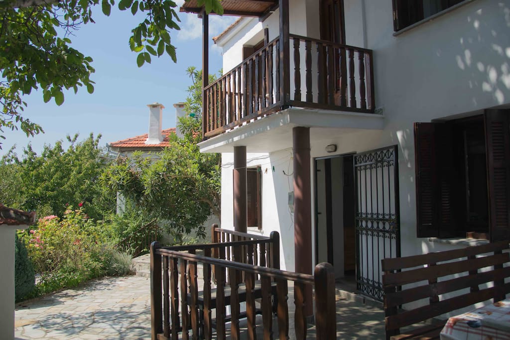 Entrance to main house