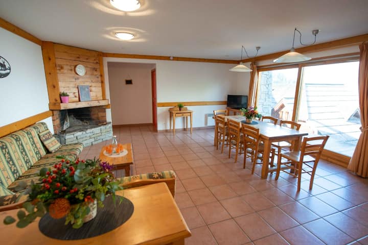 Alpe Huez Oz 180m Pistes Option 10 Pers Terrasse - L'Alpe d'Huez