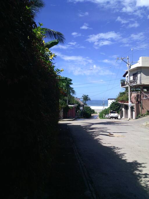 cerca de la playa