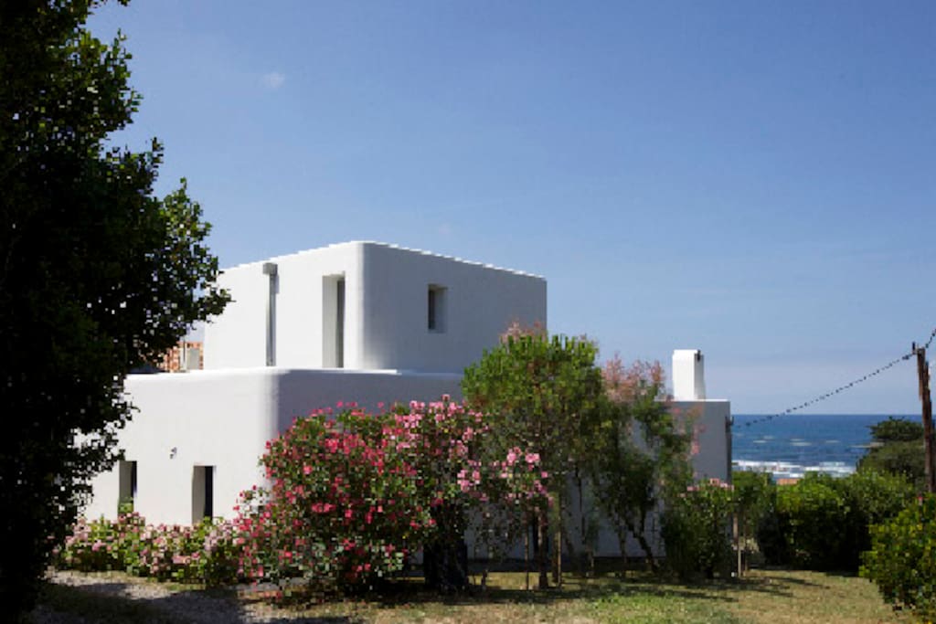 La maison vue de l'extérieur