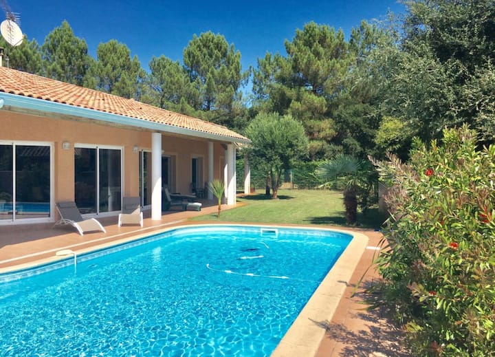 Villa Soustons Plage,piscine ,Golf,lac Marin - Soorts-Hossegor