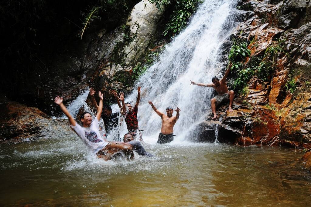 Visit one of the numerous waterfalls