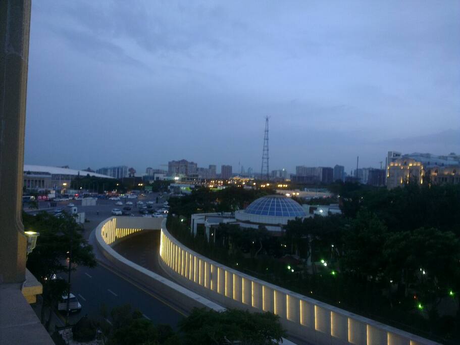 View from balcony