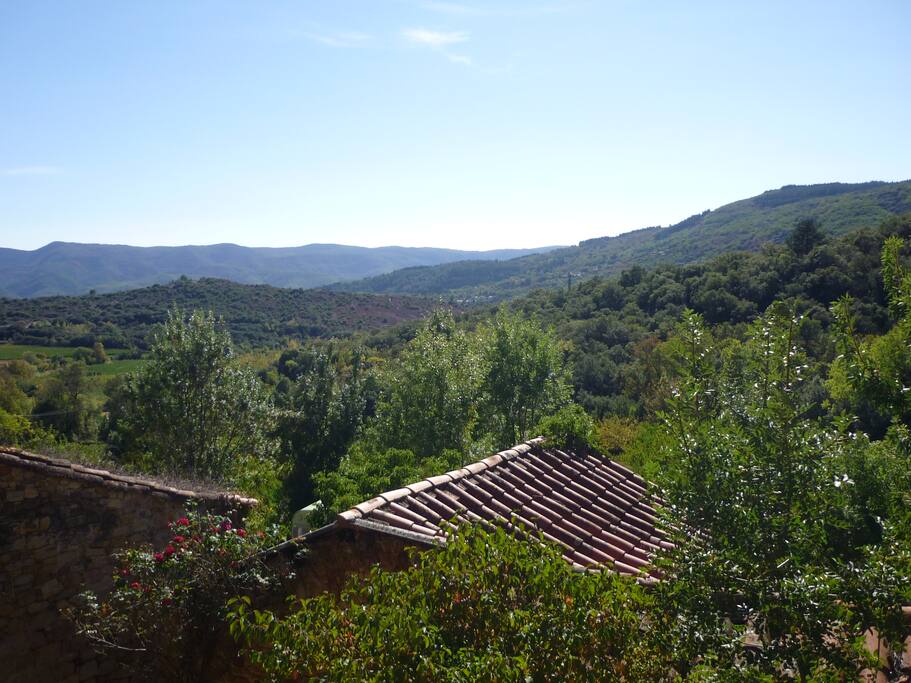 vue de la fenêtre de la chambre