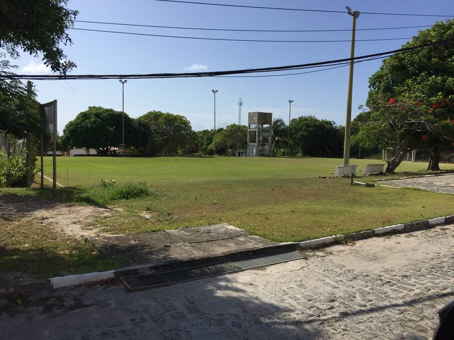 Campo de futebol do condomínio