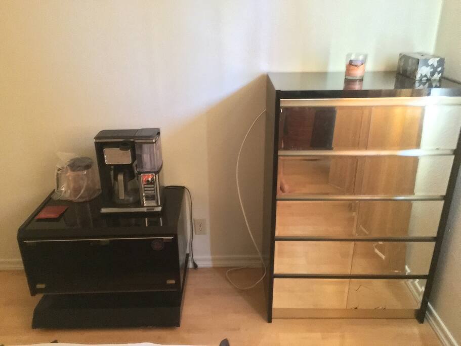 Spacious drawers and Closet Space