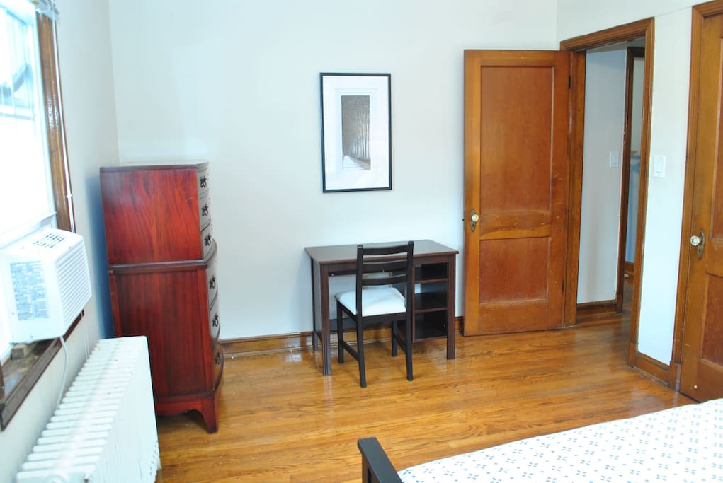 Desk area in the master bedroom