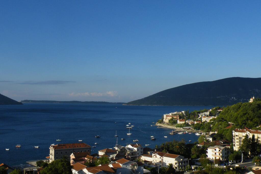 a view over the Bay of Kotor