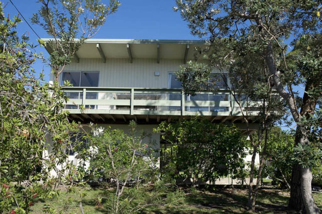 Front of house,180° Ocean views from balcony.