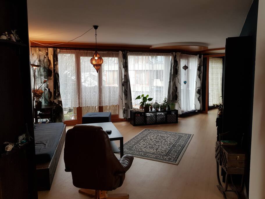 Living room (with sofa bed on the left)