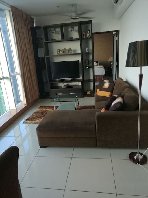 Living area towards bedroom