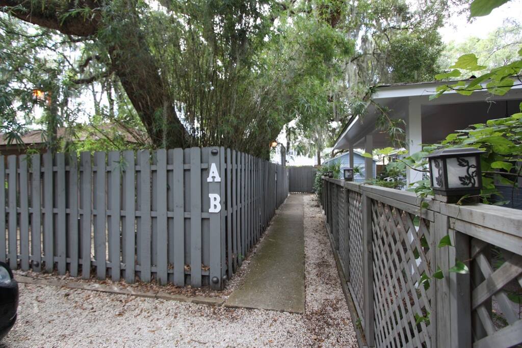 Sidewalk to entrance
