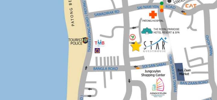 Habitación 202 · Acogedora casa de huéspedes en el corazón de Patong Beach