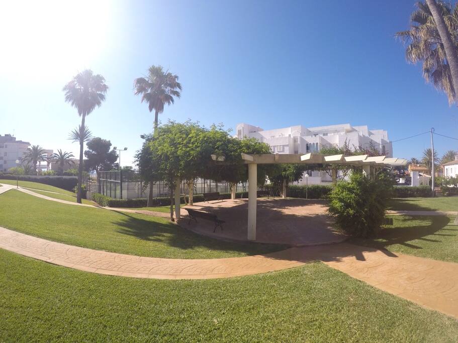 Jardín de la urbanización