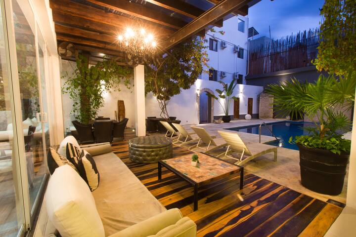 St. Martín -breakfast included /pool/ near 5ta ave