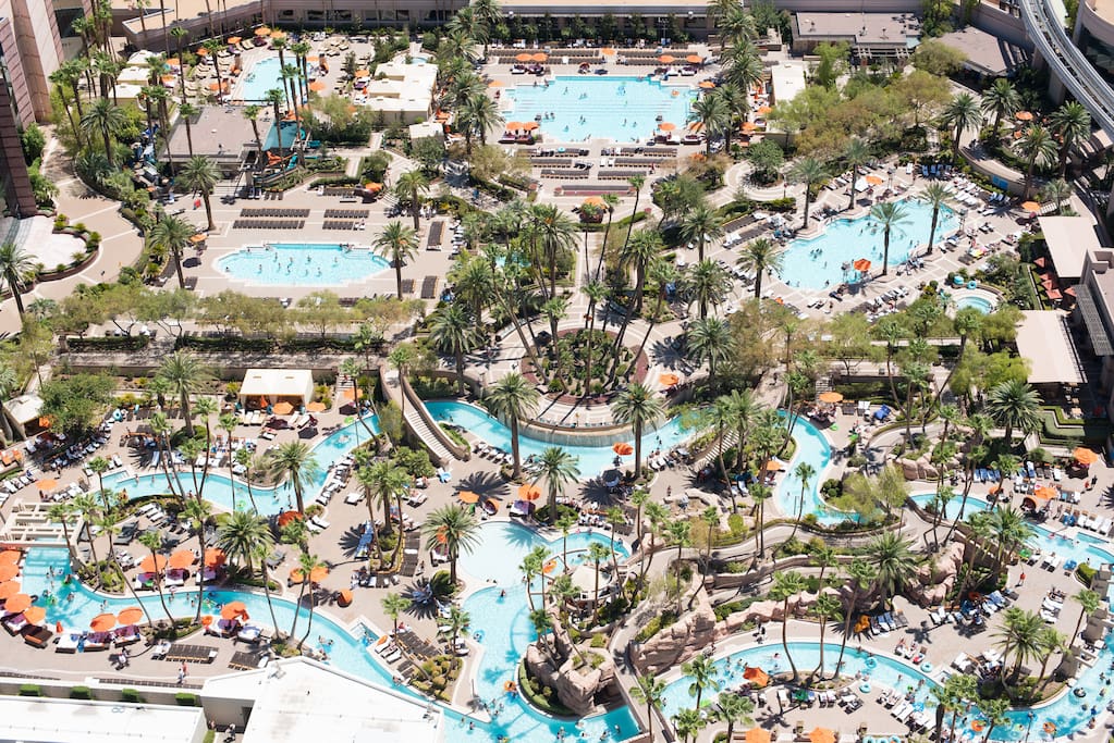 Enjoy the use of all MGM Resort Pools, including Lazy River and secluded owners pools only for Signature guest.