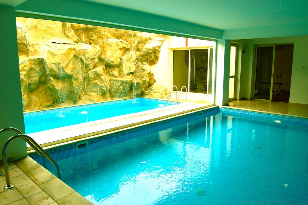 Indoor heated swimming-pool